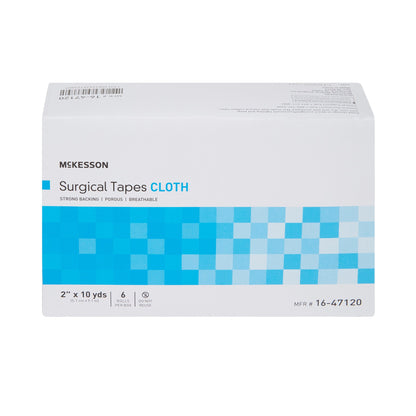 McKesson Medical Tape White 2 Inch X 10 Yard Silk-Like Cloth NonSterile (455535_CS)