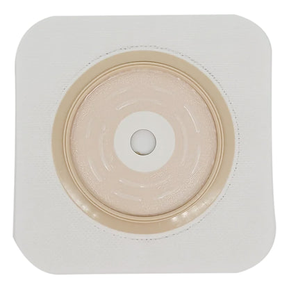 Safe n Simple™ Ostomy Barrier Trim to Fit, Standard Wear Flexible Tape 70 mm Flange Up to 2-1/4 Inch Opening 5 X 5 Inch (1243979_BX)