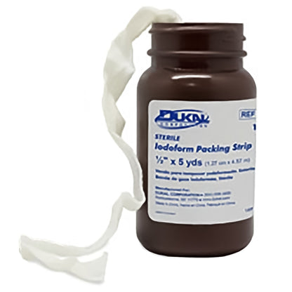 Dukal Wound Packing Strip Iodoform 1/4 Inch X 5 Yard Sterile Antiseptic (348492_BX)
