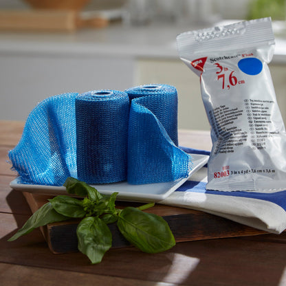 3M™ Scotchcast™ Plus Cast Tape 3 Inch X 12 Foot Fiberglass / Resin Blue (198266_CS)