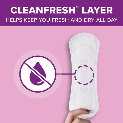 Poise® Fresh Protection™ Bladder Control Pad 8-1/2 Inch Length Light Absorbency Sodium Polyacrylate Core One Size Fits Most (938558_PK)