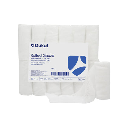 Dukal™ Conforming Bandage 4 Inch X 5 Yard 2-Ply NonSterile 12 per Pack (536829_BG)