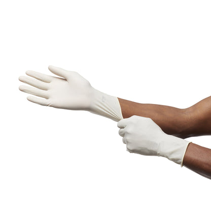 GAMMEX® Non-Latex Sensitive Surgical Glove Size 8 Sterile Polychloroprene Standard Cuff Length Micro-Textured Cream Chemo Tested (833676_CS)