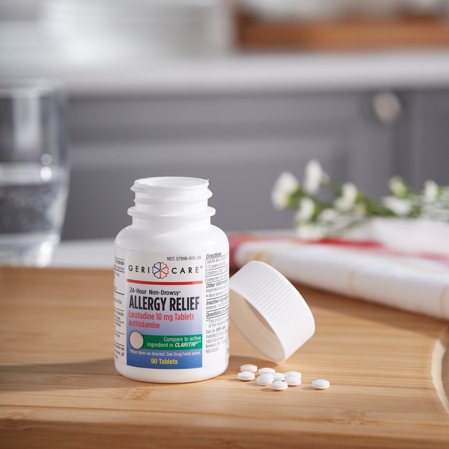 Geri-Care® Allergy Relief 10 mg Strength Tablet 90 per Bottle (689195_CS)