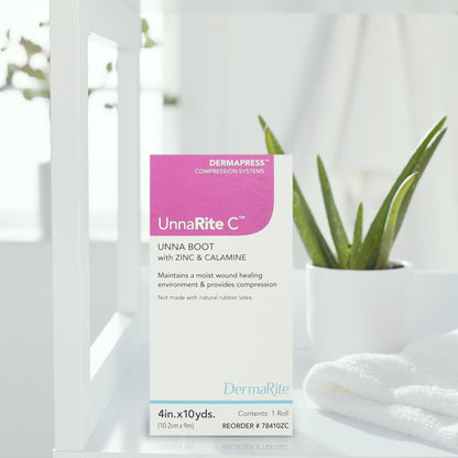 UnnaRite C™ Unna Boot Zinc Oxide / Calamine 4 Inch X 10 Yard (980206_BX)