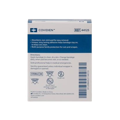 Curity™ Adhesive Strip 3/4 X 3 Inch Plastic Rectangle Kid Design (Zoo Animals) Sterile (867806_BX)