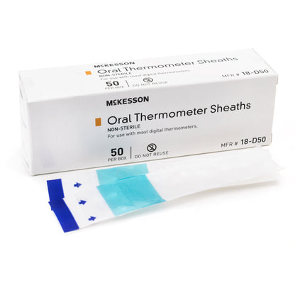 McKesson Oral Thermometer Probe Cover For use with Digital Thermometer 50 per Box (195520_CS)