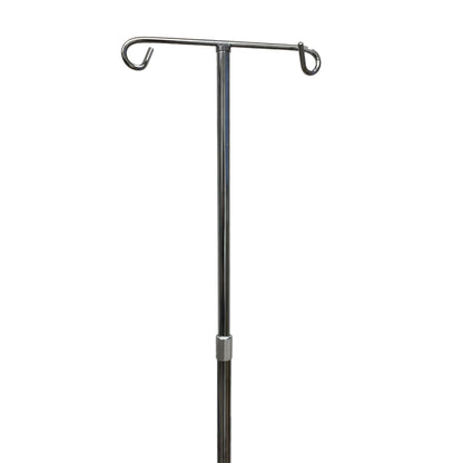 McKesson IV Stand Floor Stand 2 Hooks 4 Legs with Casters (1223668_CS)