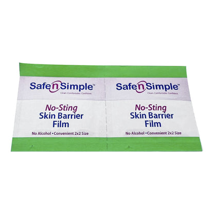 Safe N Simple™ No-Sting Skin Barrier Wipe 60% / 20% Strength Purified Water / Polyvinylpyrrolidone / Glycerin / Propylene Glycol Individual Packet Sterile (869585_EA)