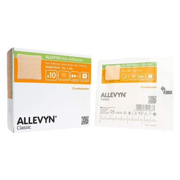 Allevyn Foam Dressing 2 X 2 Inch Without Border Film Backing Nonadhesive Square Sterile (222289_EA)