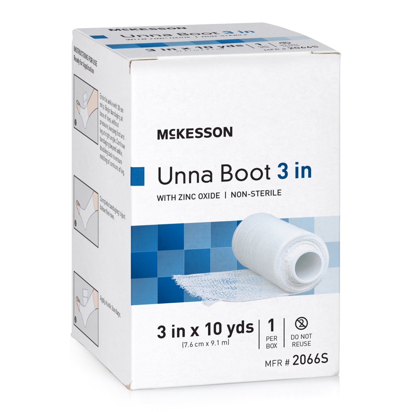 McKesson Unna Boot Zinc Oxide 3 Inch X 10 Yard (1220878_CS)