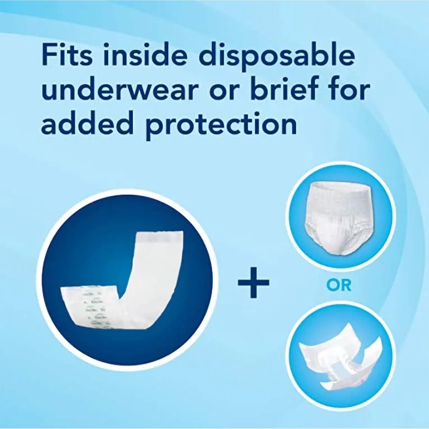 TotalDry™ Incontinence Liner 11 Inch Length Moderate Absorbency Polymer Core One Size Fits Most (1122514_BG)