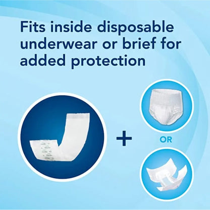 TotalDry™ Incontinence Liner 11 Inch Length Moderate Absorbency Polymer Core One Size Fits Most (1122514_BG)