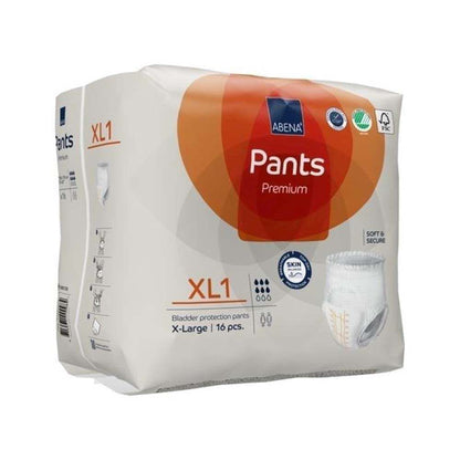 Abena® Premium Pants XL1 Unisex Adult Absorbent Underwear Pull On with Tear Away Seams X-Large Disposable Heavy Absorbency (1218236_PK)