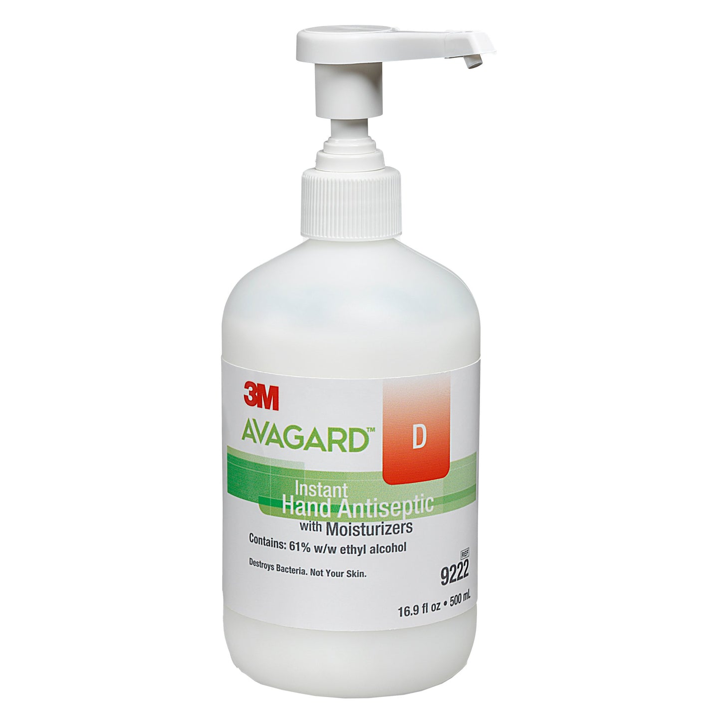 3M™ Avagard™ D Hand Sanitizer 16 oz. Ethyl Alcohol Gel Pump Bottle (406351_EA)