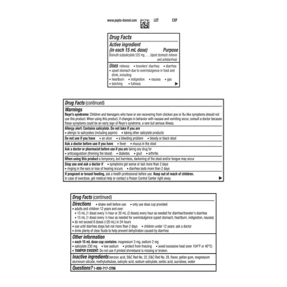 Pepto Bismol® Ultra Anti-Diarrheal 262 mg Strength Liquid 8 oz. (651063_EA)