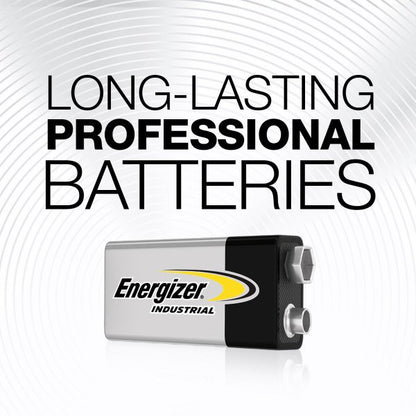 Energizer® Alkaline Battery 9V Cell 9V Disposable (258468_EA)