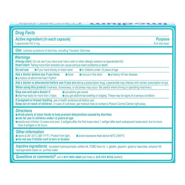 Imodium® A-D Anti-Diarrheal 2 mg Strength Caplet 24 per Box (1228856_BX)