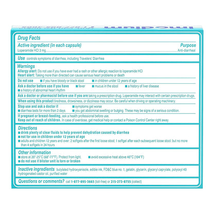 Imodium® A-D Anti-Diarrheal 2 mg Strength Caplet 24 per Box (1228856_BX)
