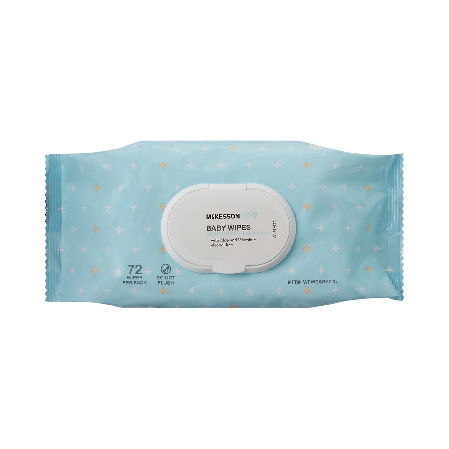 McKesson Baby Wipe Soft Pack Unscented 72 Count (999737_CS)