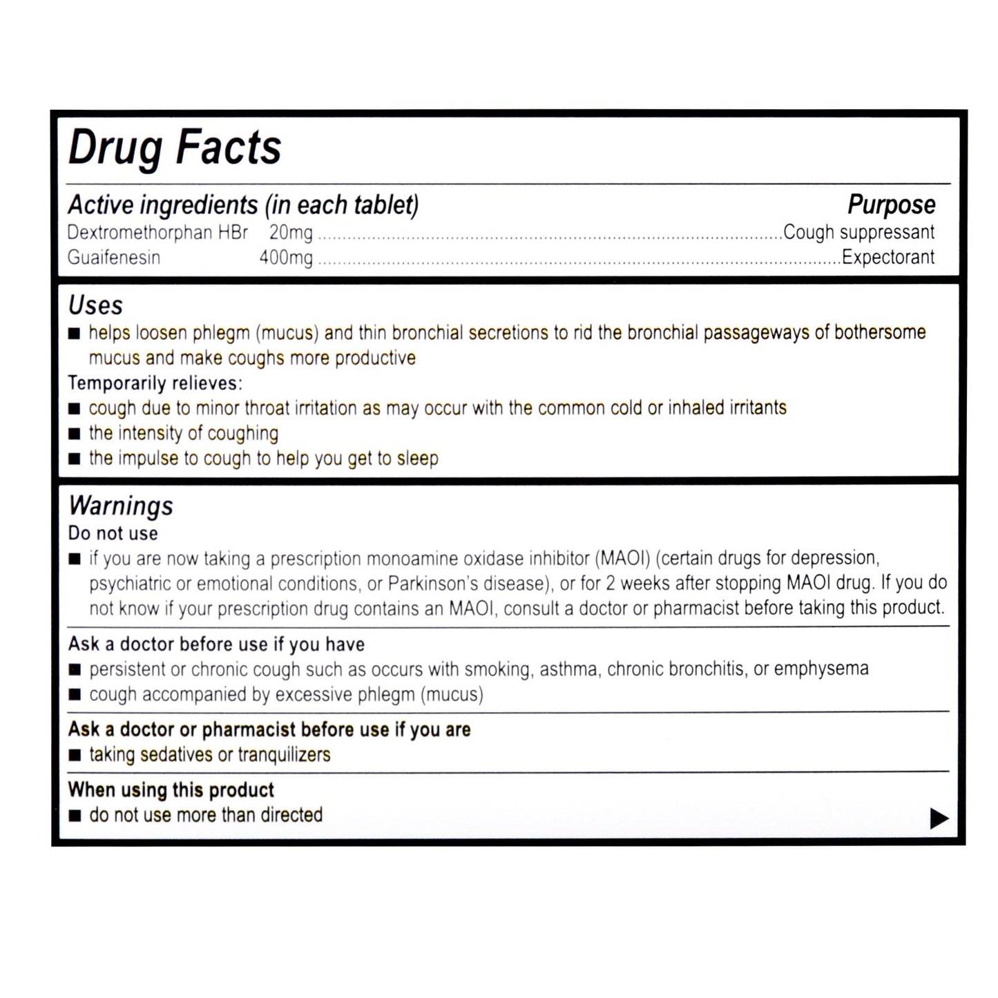 Medique Products Cold and Cough Relief Tablet (1153477_BX)