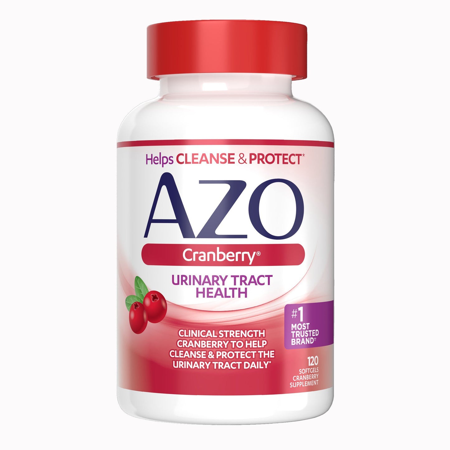 AZO® Urinary Tract Health Dietary Supplement Softgel 120 per Bottle (1268938_BT)