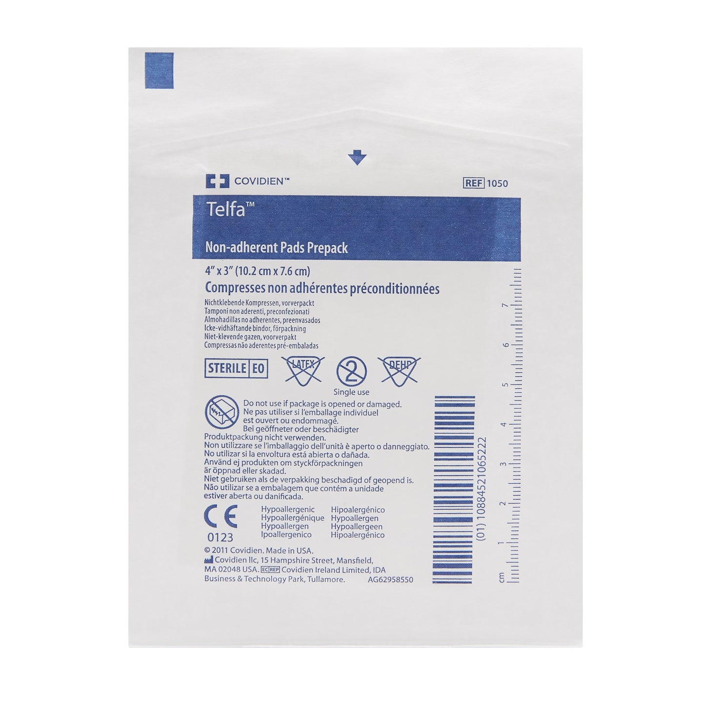Telfa™ Ouchless Non-Adherent Dressing 3 X 4 Inch Sterile 1 per Pack (9908_CT)