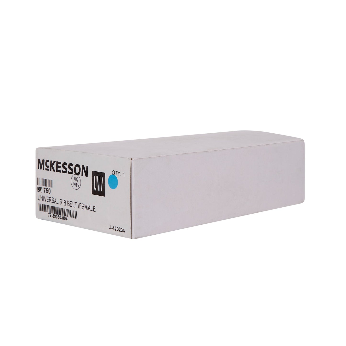 McKesson Rib Belt One Size Fits Most Hook and Loop Closure 6 Inch Height Adult (855006_EA)