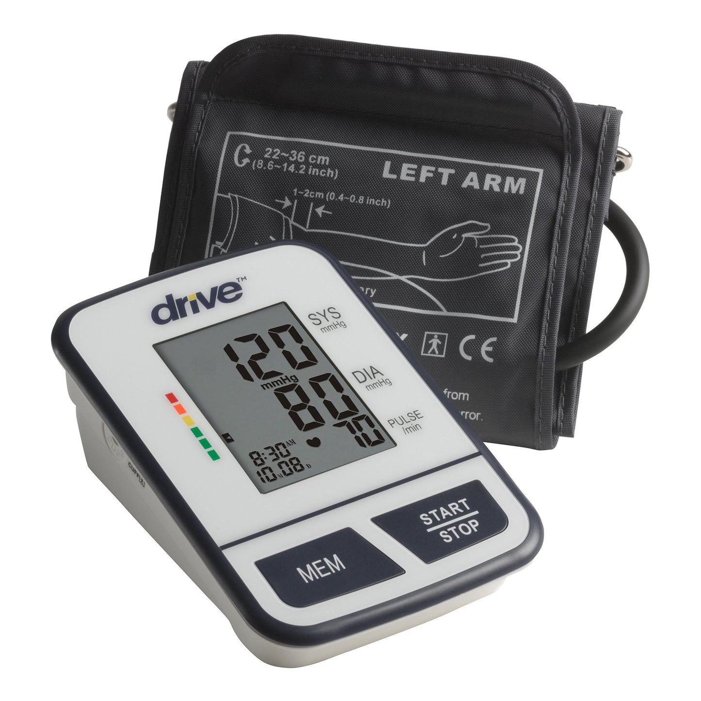 Drive™ Home Automatic Digital Blood Pressure Monitor Medium Cuff Nylon Cuff 22 - 36 cm Desk Model (1058324_EA)