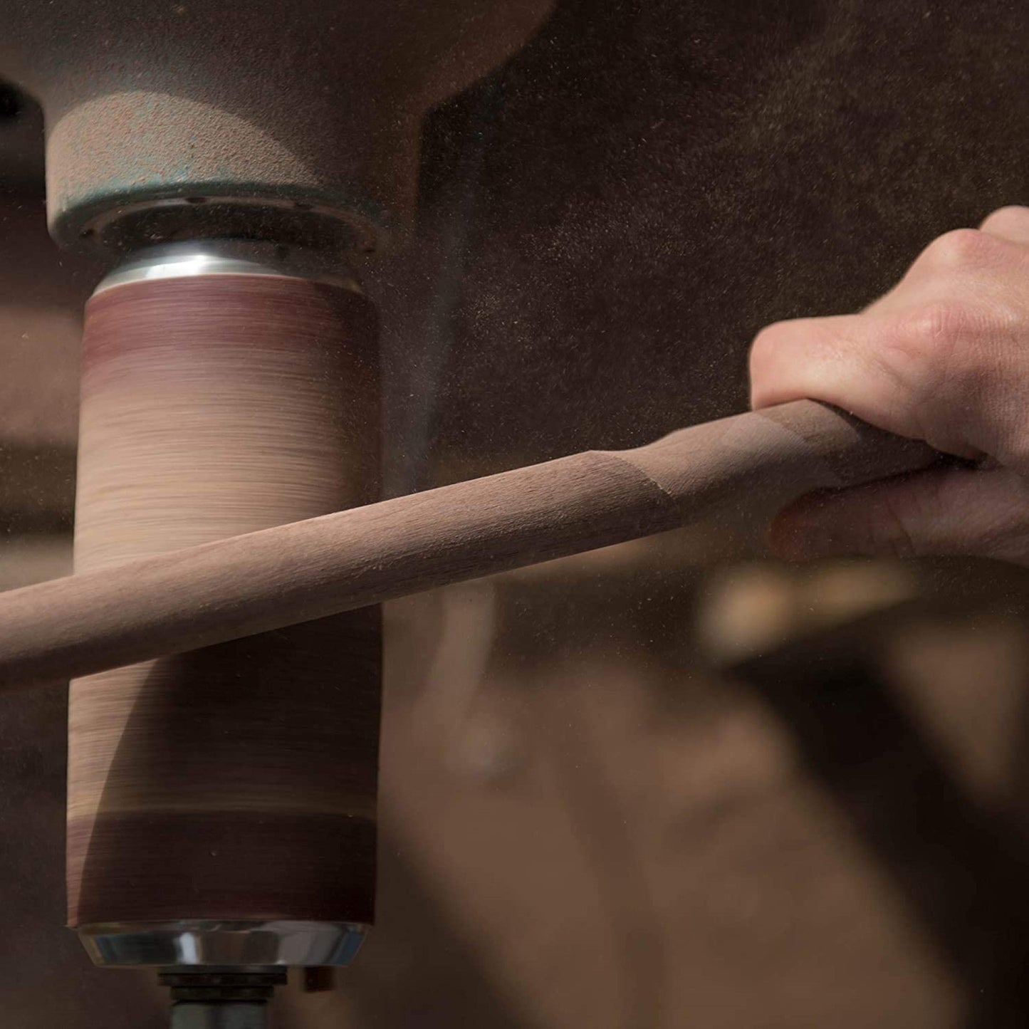 Brazos™ Twisted T-Handle Cane Wood 37 Inch Height Walnut (1055944_EA)