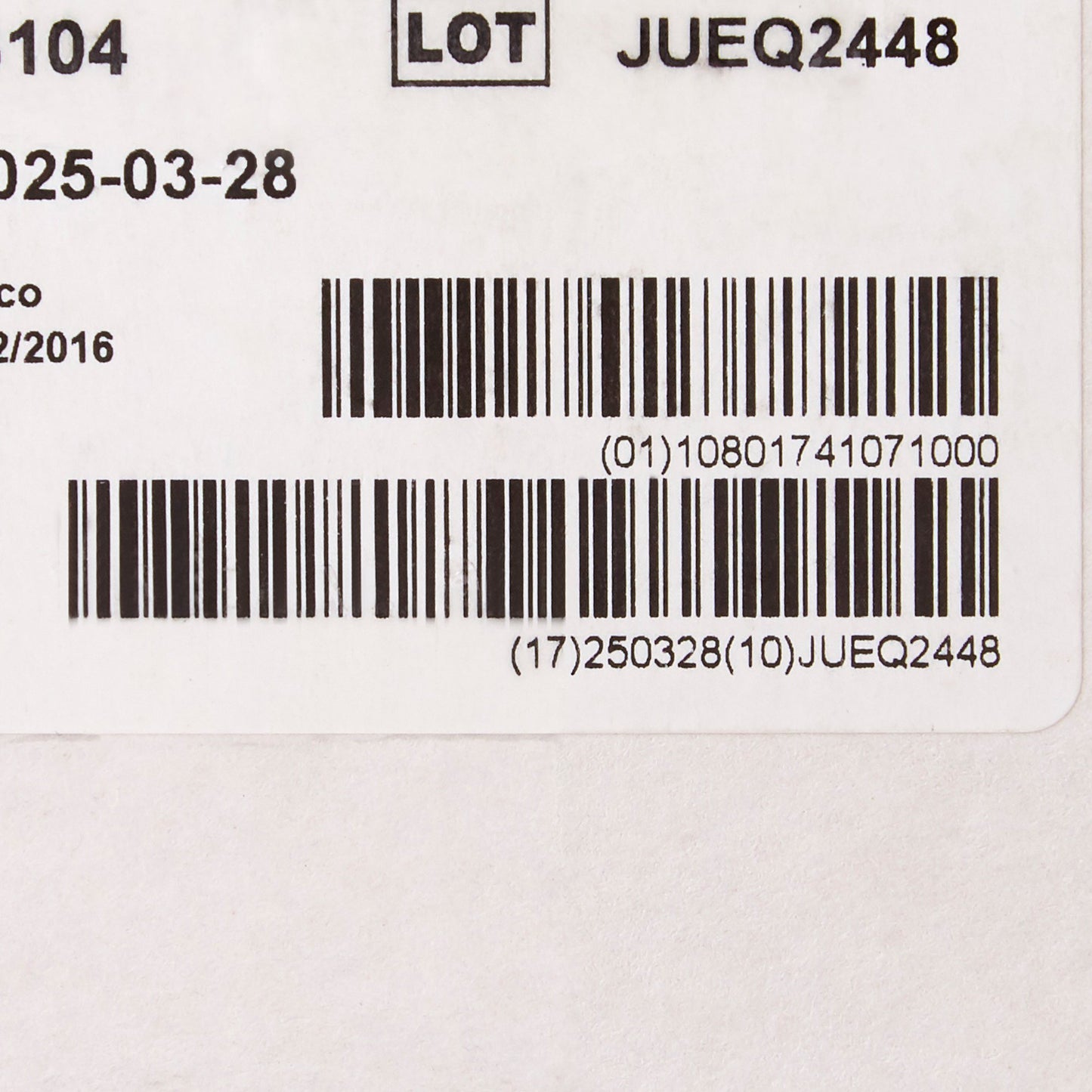 Wide Band® Male External Catheter Self-Adhesive Band Silicone Large (334734_BX)