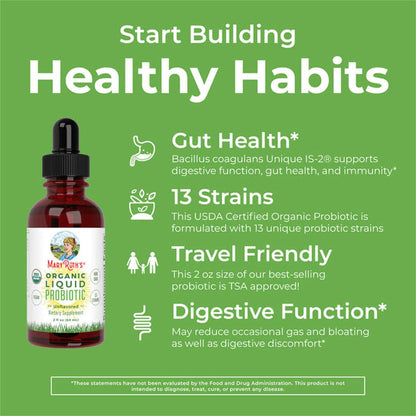 Mary Ruth's® Organic Liquid Probiotic Probiotic 2 oz. Liquid (1271769_EA)