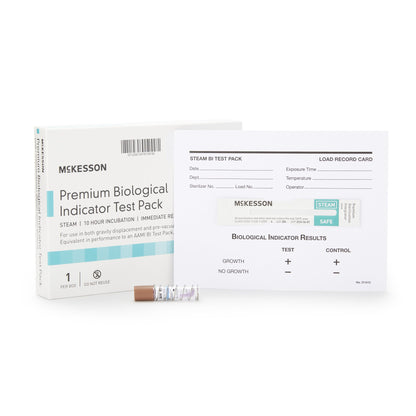 McKesson Sterilization Biological Indicator Pack Steam (524875_CS)