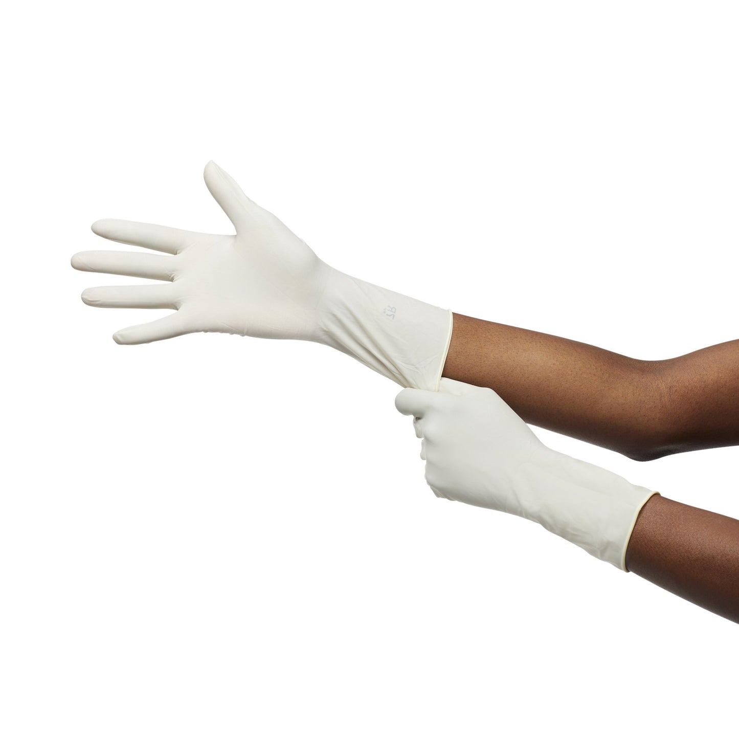 ENCORE® Sensi-Touch® PF Surgical Glove Size 7 Sterile Latex Standard Cuff Length Micro-Textured Natural Chemo Tested (1012604_CS)