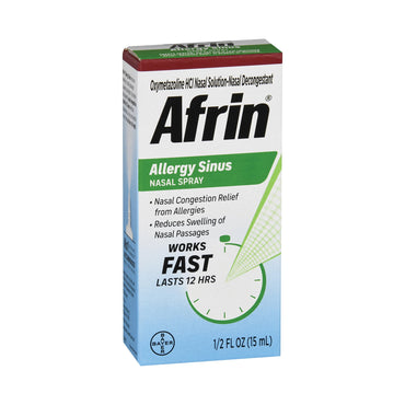 Afrin® Allergy Sinus Sinus Relief 0.05% Strength Nasal Spray 15 mL (1008194_EA)