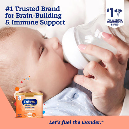 Enfamil NeuroPro™ Sensitive Infant Formula Unflavored 19.5 oz. Canister Powder Milk-Based Lactose Intolerance (1201013_CS)