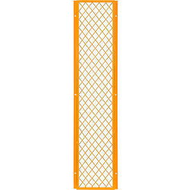 Global Industrial Machinery Wire Fence Partition Panel, 1'W, Yellow (WB184900)