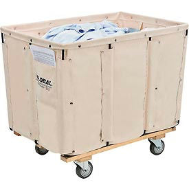 Global Industrial Basket Bulk Truck, Canvas, 12 Bushel Capacity (WB241303)
