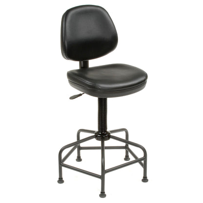 Interion Antimicrobial Shop Stool, Black (WB516124-AM)