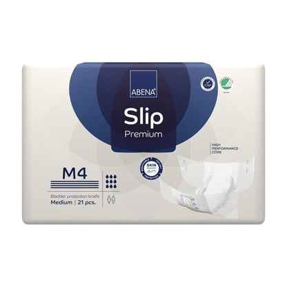Abena® Slip Premium M4 Unisex Adult Incontinence Brief Medium Disposable Heavy Absorbency (1218203_PK)