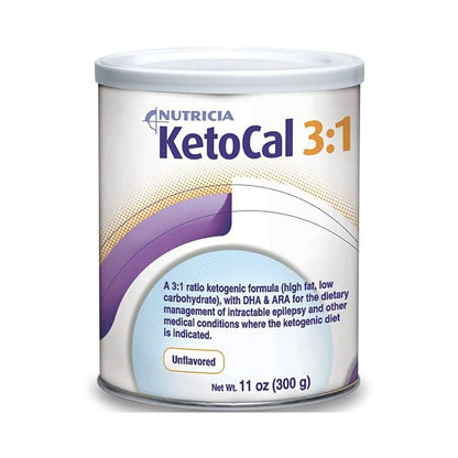 KetoCal® 3:1 Oral Supplement Unflavored Powder 11 oz. Can (1187255_CS)