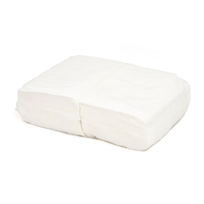 ShopWorks® Prematex® Wipers, Sontara, White, 6"x8", Heavy Duty, Creped, Flat, 2 lbs/Bag, Case of 20 Bags (HOS30068-PB)