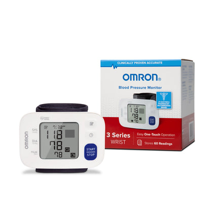 Omron®3 Series™ Home Automatic Digital Blood Pressure Monitor Large Cuff Nylon Cuff 23 - 40 cm Wrist (1150429_EA)