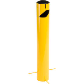 Global Industrial Pour-In-Place Bollard W/Removable Cap & Chain Slots, 5.5''D x 36''H (WB652899G)