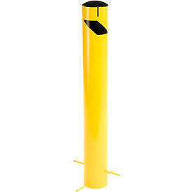 Global Industrial Pour-In-Place Bollard W/Removable Cap & Chain Slots, 5.5''D x 42''H (WB652900G)