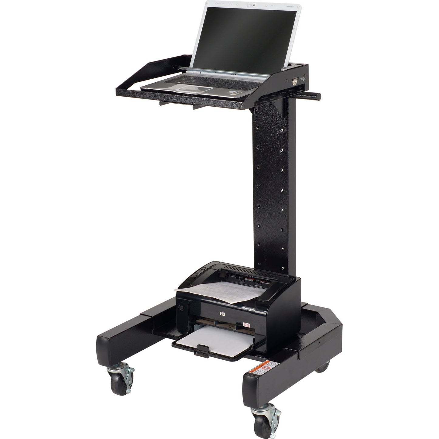 Global Industrial Orbit Mobile Laptop Cart, Black (WB239141BK)