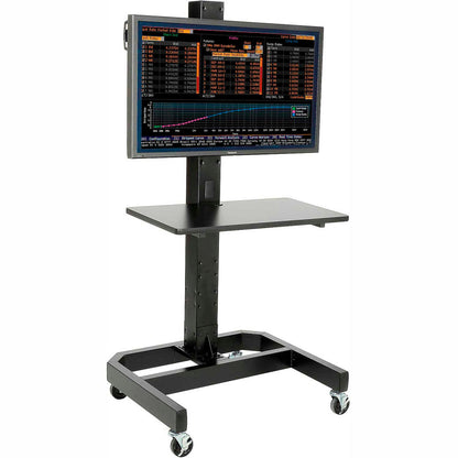 Global Industrial LCD/Plasma Mobile Cart - Black (WB239192BK)