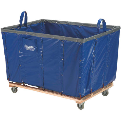 Global Industrial Best Value 20 Bushel Blue Vinyl Basket Bulk Truck (WB241985BL)