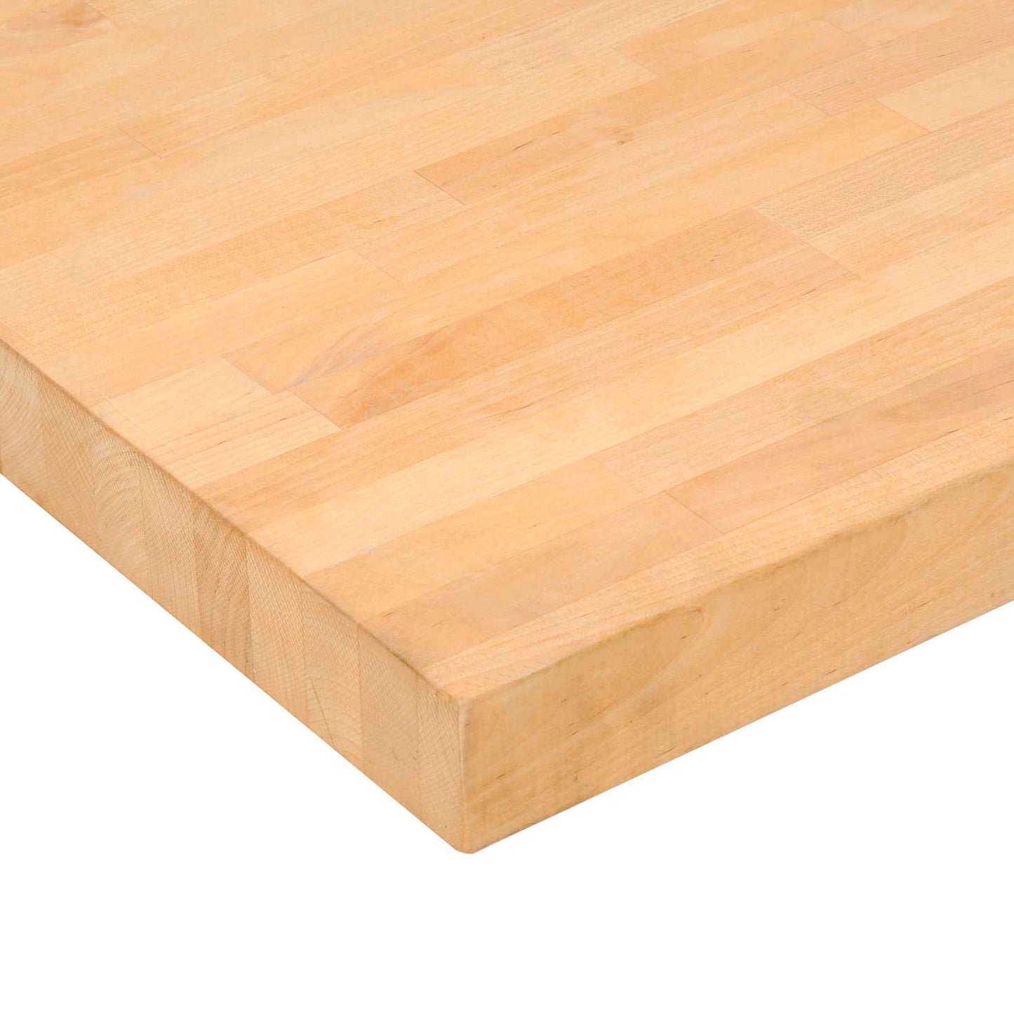 Global Industrial Workbench Top, Boos Maple Butcher Block Square Edge, 72"Wx24"Dx1-3/4" Thick (WB432252)