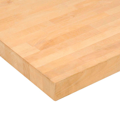 Global Industrial Workbench Top, Boos Maple Butcher Block Square Edge, 72"Wx24"Dx1-3/4" Thick (WB432252)